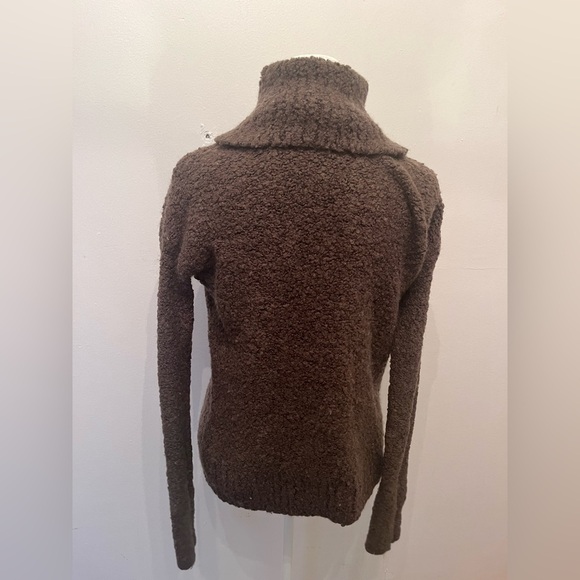 Abercrombie & Fitch Forest Green Cowl Neck Sweater Extra Small Women - Picture 2 of 3